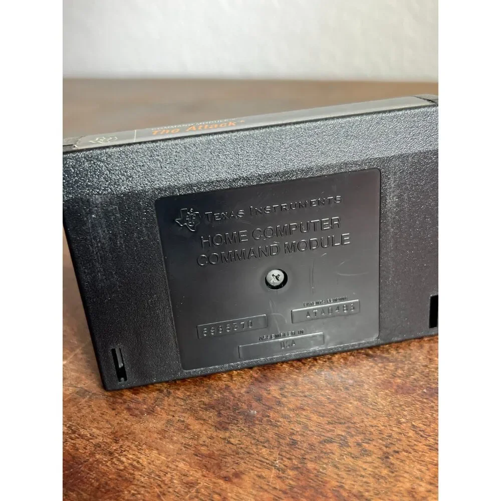 The Attack Game - Texas Instruments TI-99/4A Command Module PHM3031 Vintage 1980